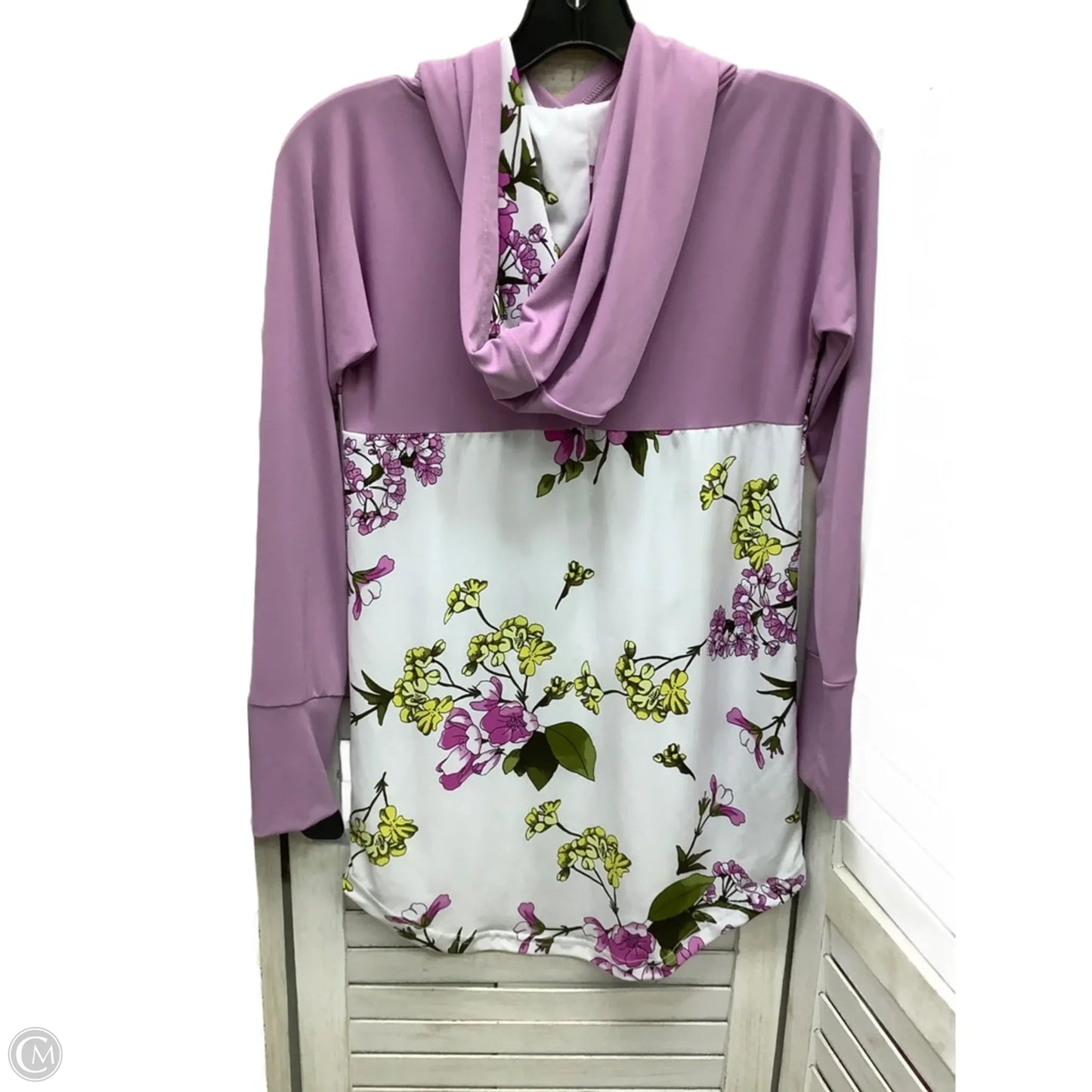 Top Long Sleeve By Lularoe In Floral Print, Size: Xs