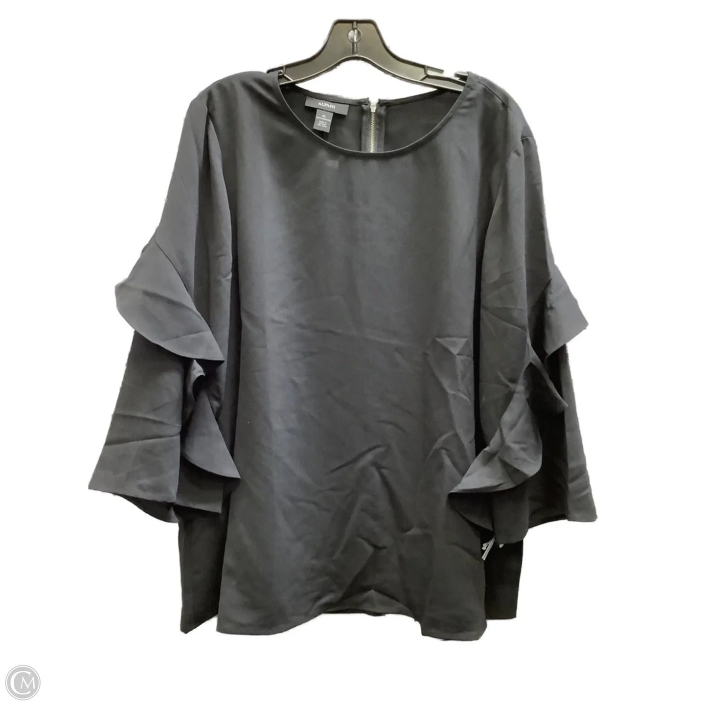 Top Long Sleeve By Alfani In Black, Size: Xl