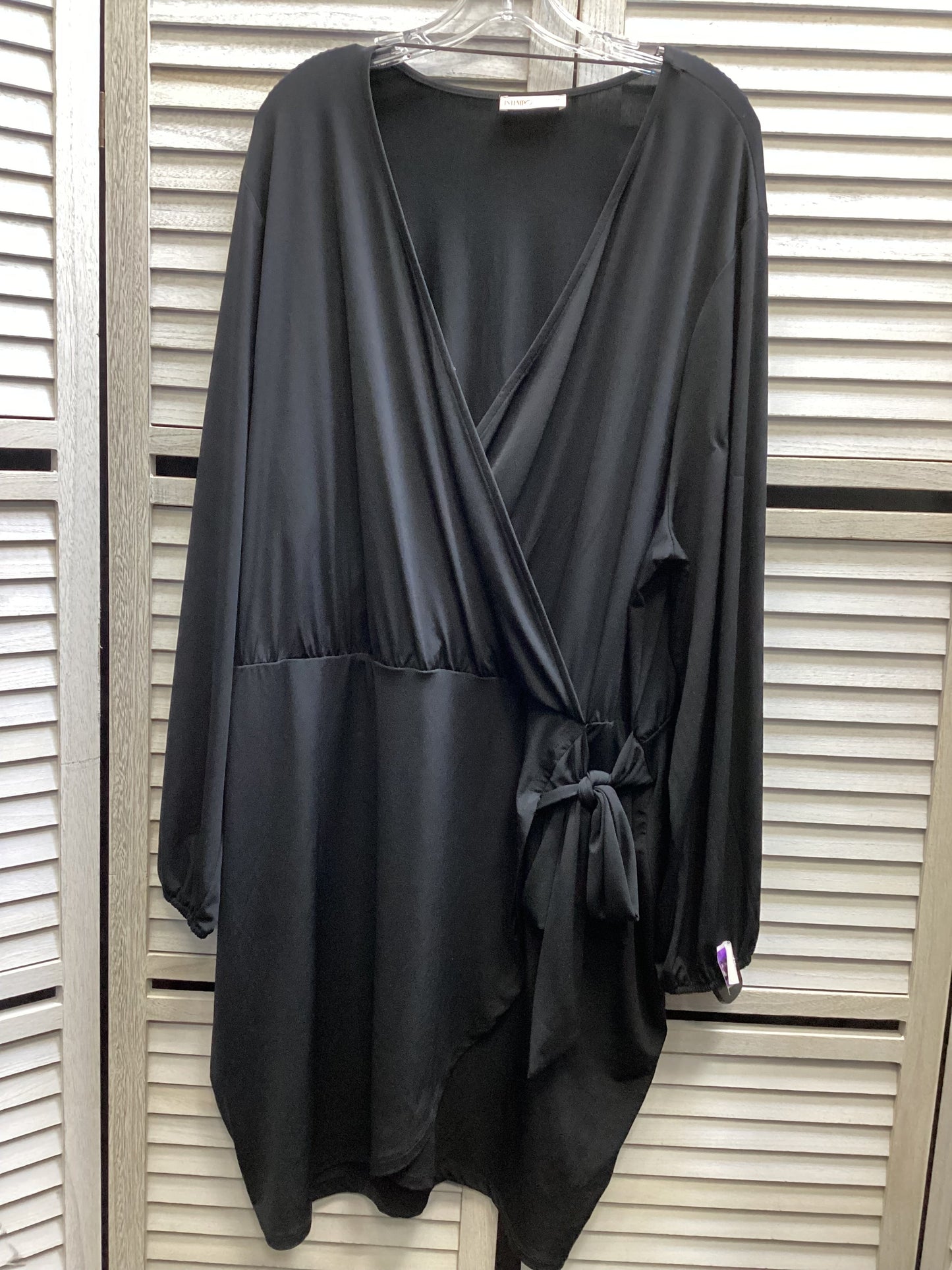 Dress Casual Midi By Clothes Mentor In Black, Size: 3x