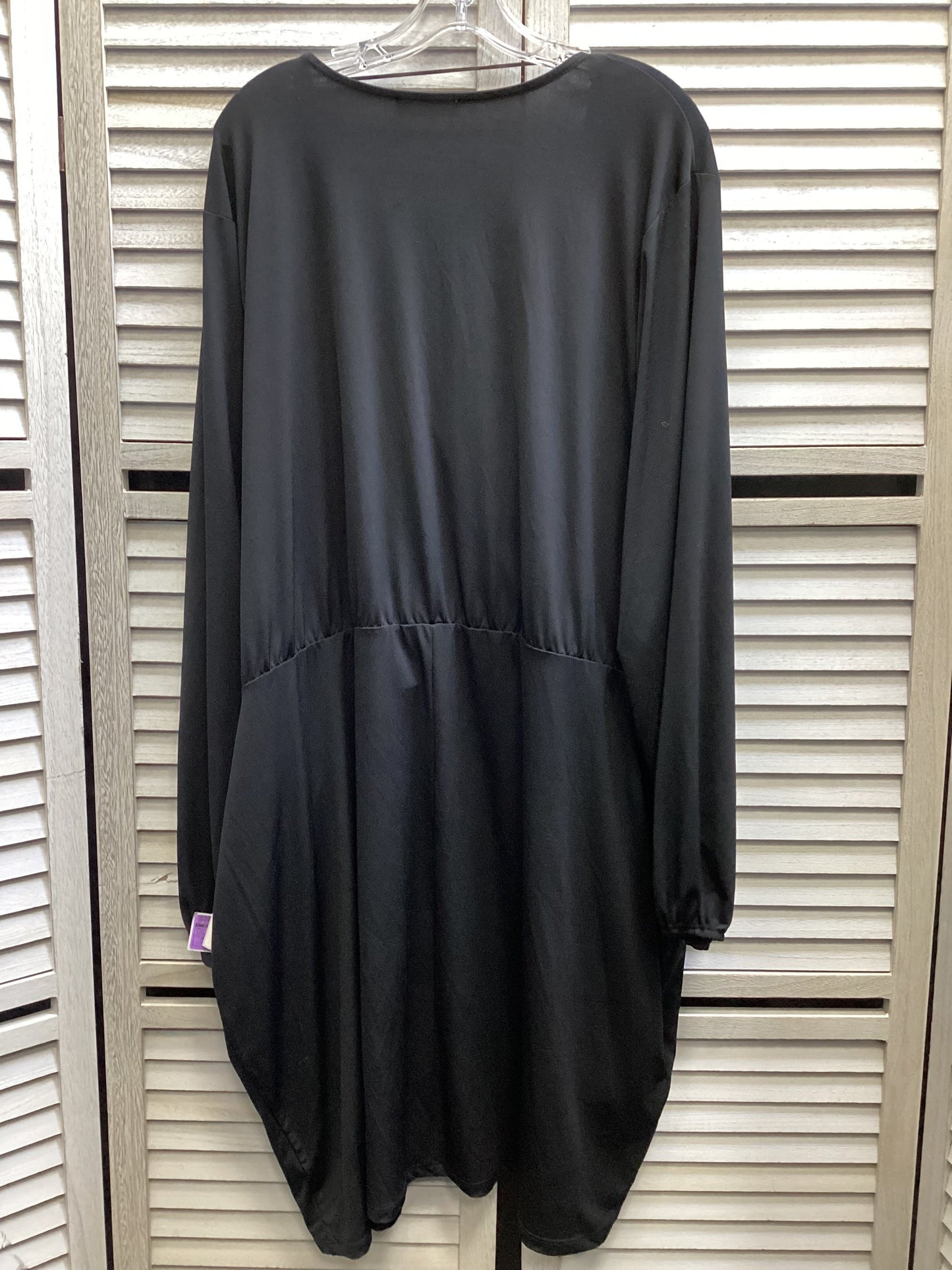 Dress Casual Midi By Clothes Mentor In Black, Size: 3x