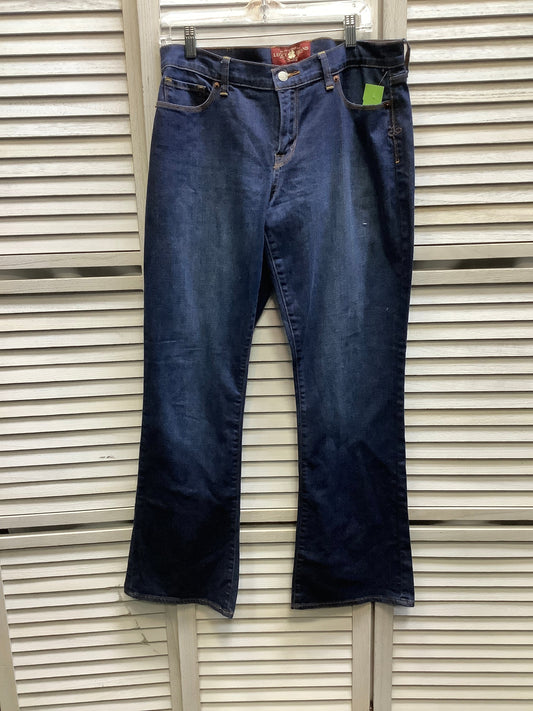 Blue Denim Jeans Boot Cut Lucky Brand, Size 14