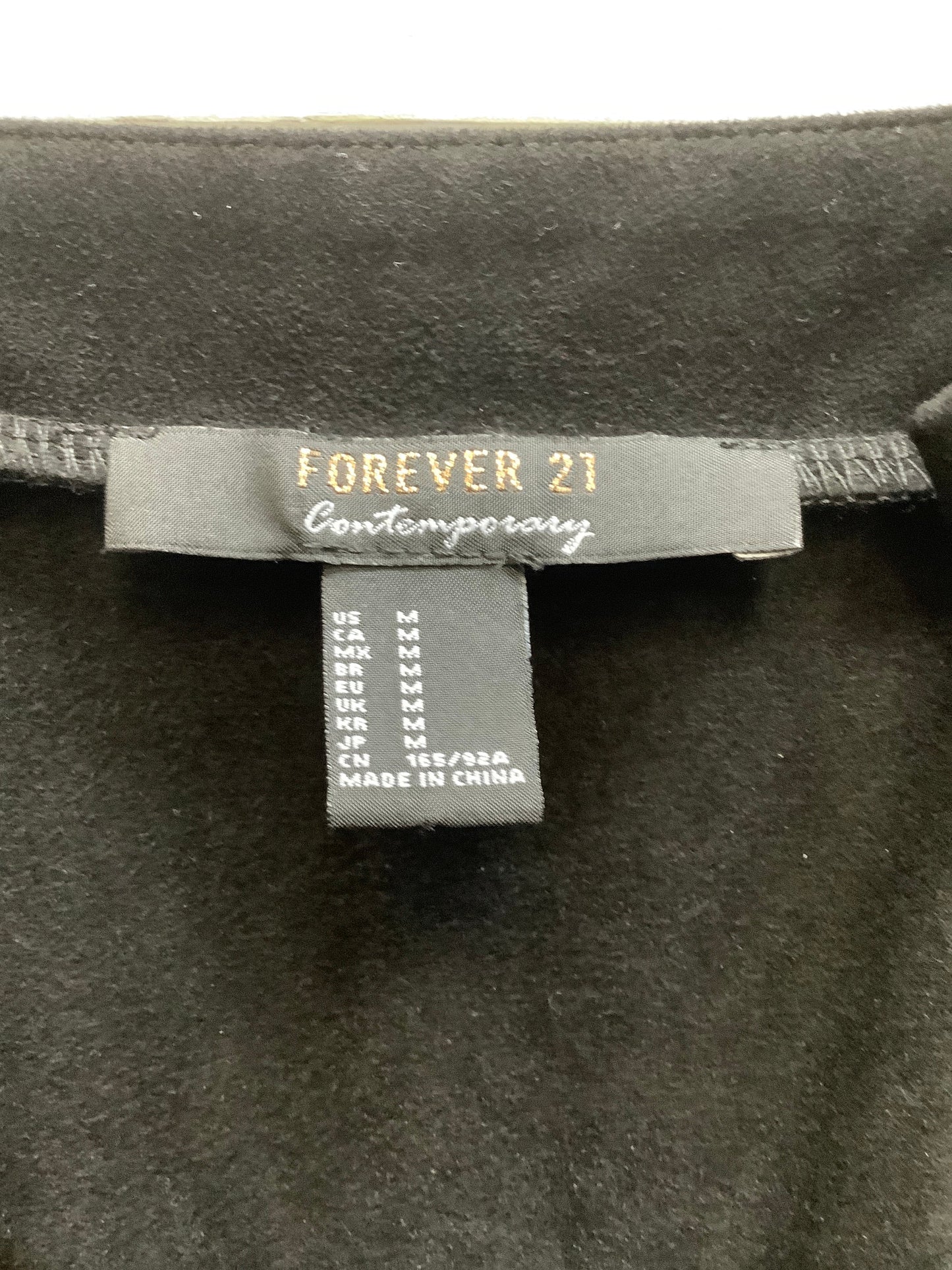 Black Dress Casual Short Forever 21, Size M