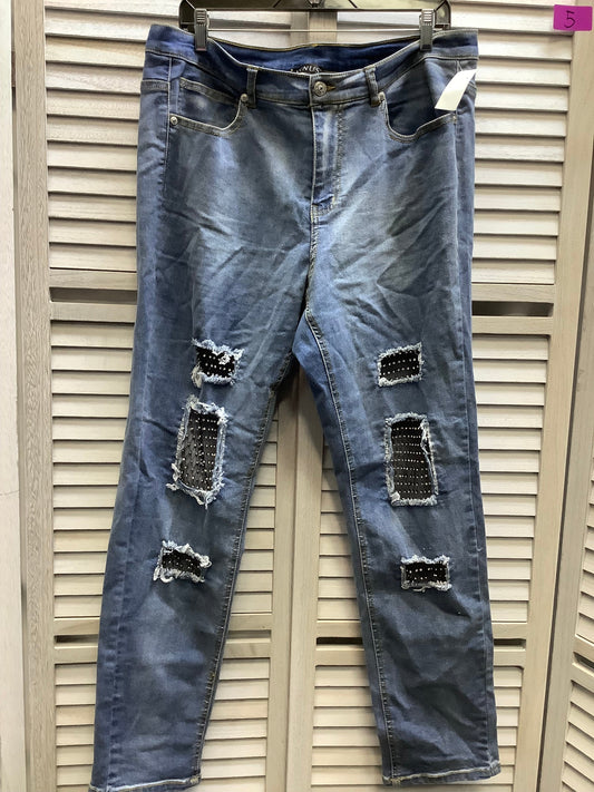 Blue Denim Jeans Skinny Venus, Size 16