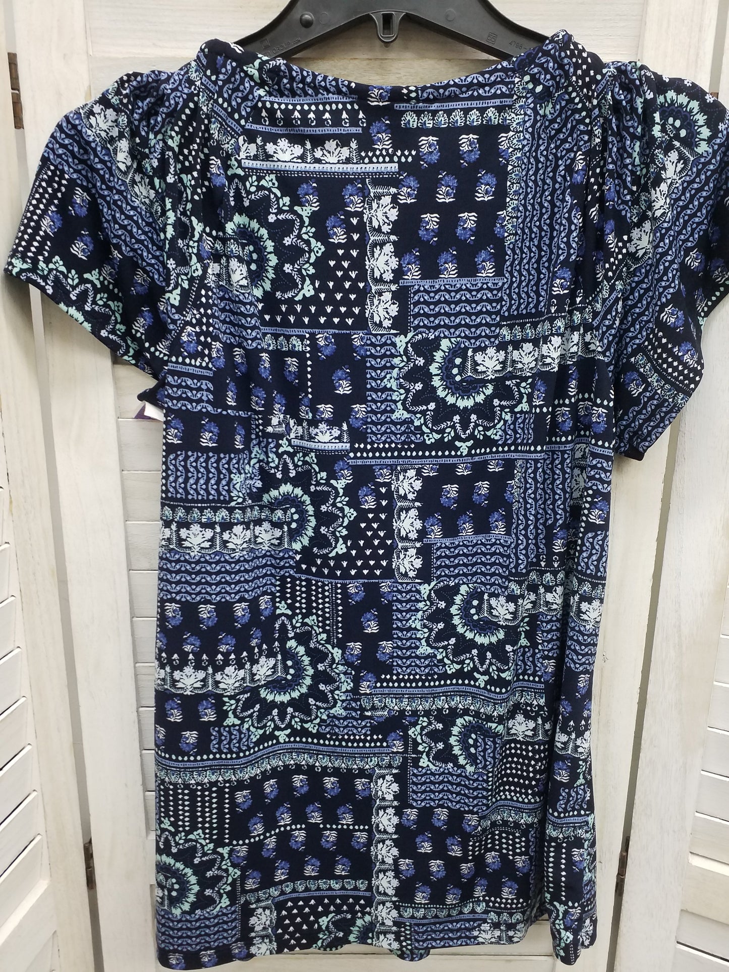 Multi-colored Top Short Sleeve Basic Style And Company, Size L
