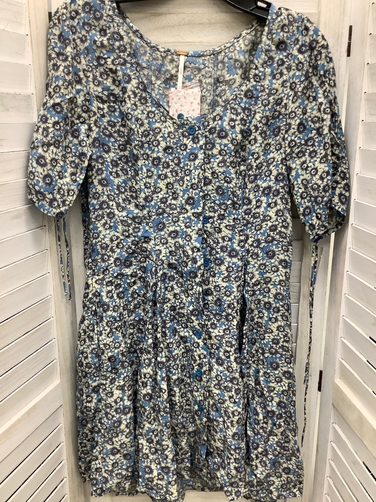 Floral Print Dress Casual Midi Free People, Size S