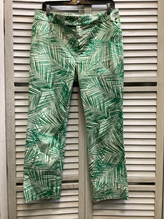 Green Pants Cropped Banana Republic, Size 8