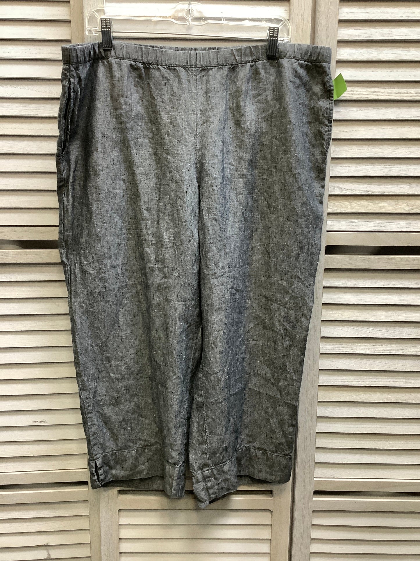 Black Pants Linen J. Jill, Size L