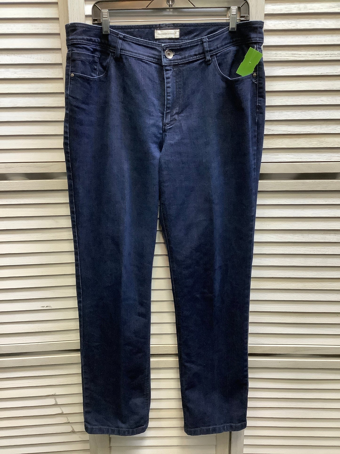 Blue Denim Jeans Skinny Christopher And Banks, Size 14