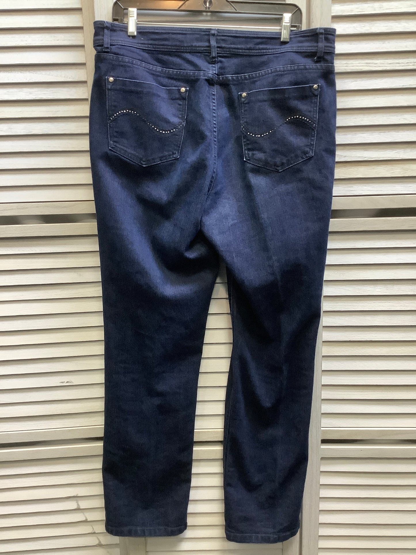 Blue Denim Jeans Skinny Christopher And Banks, Size 14