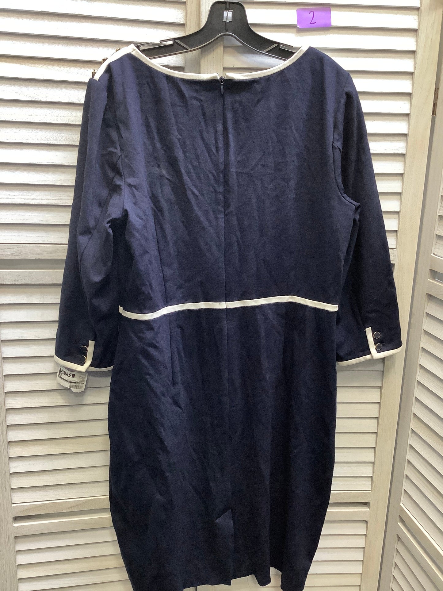 Navy Dress Casual Short Talbots, Size 16