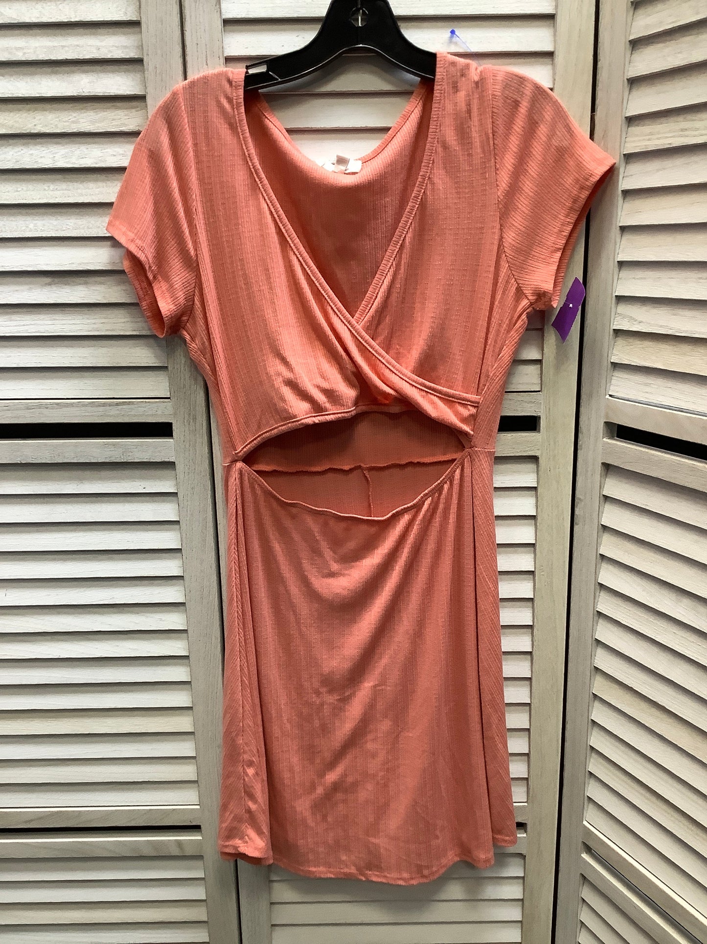 Dress Casual Short By Clothes Mentor In Pink, Size: L