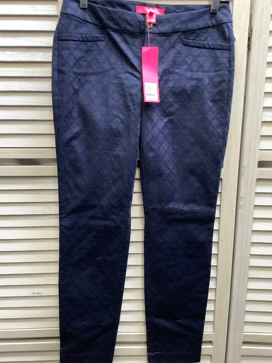 Navy Pants Cropped Lilly Pulitzer, Size 2