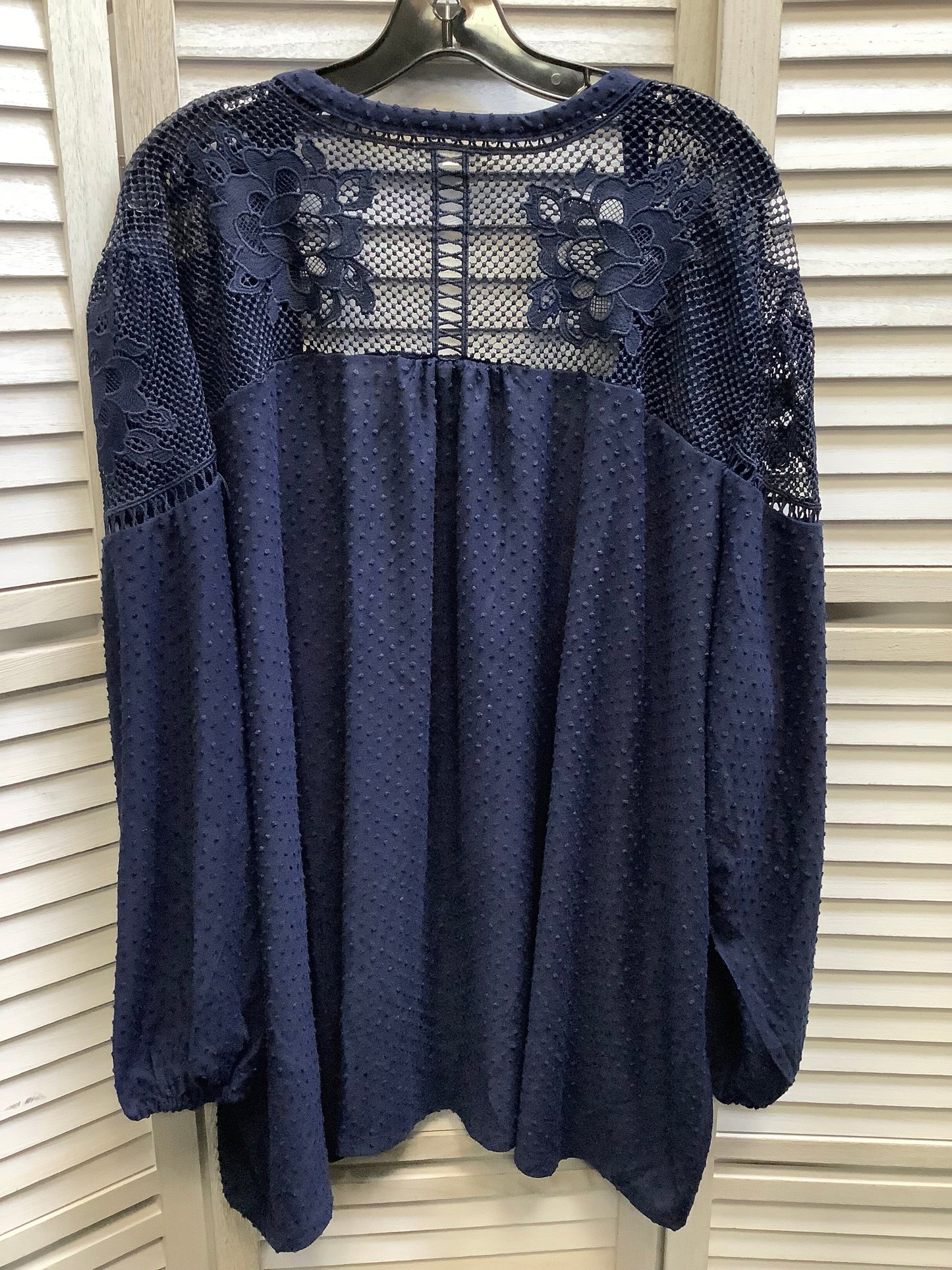 Navy Cardigan Maurices, Size 4x