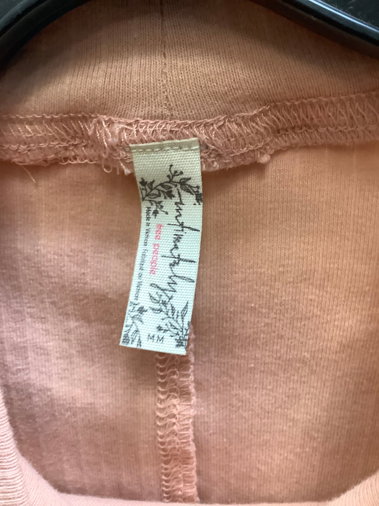 Pink Top Long Sleeve Free People, Size M