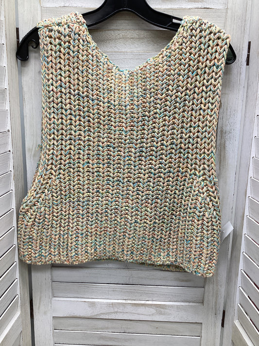 Multi-colored Vest Sweater Free People, Size Xs