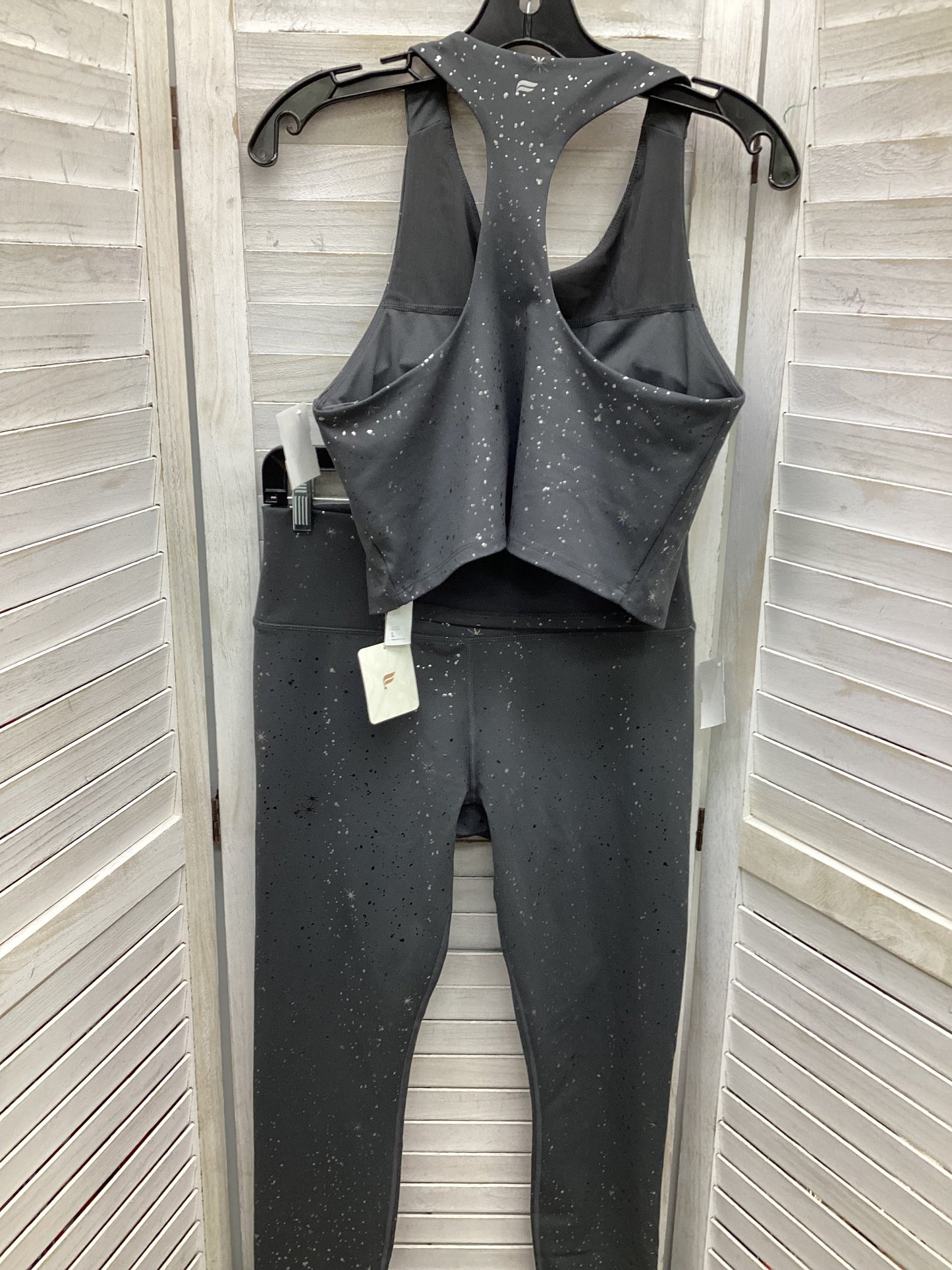 Athletic Pants 2pc By Fabletics In Grey, Size: L