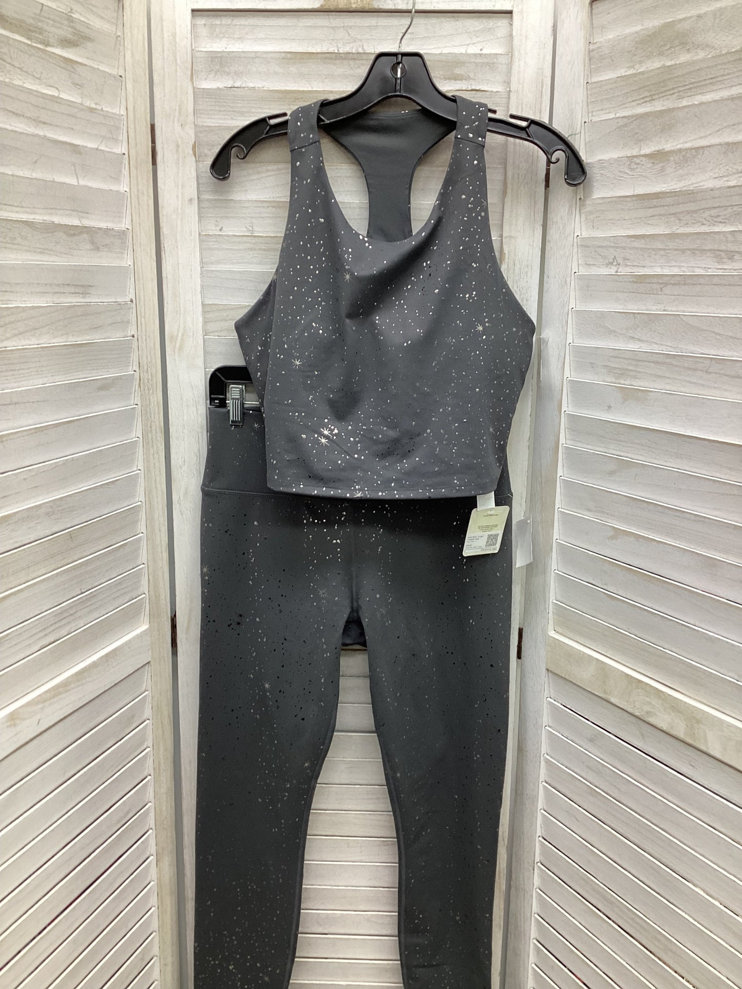 Athletic Pants 2pc By Fabletics In Grey, Size: L