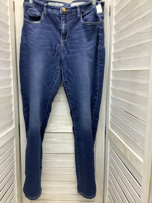 Jeans Skinny By Pilcro In Blue Denim, Size: 12