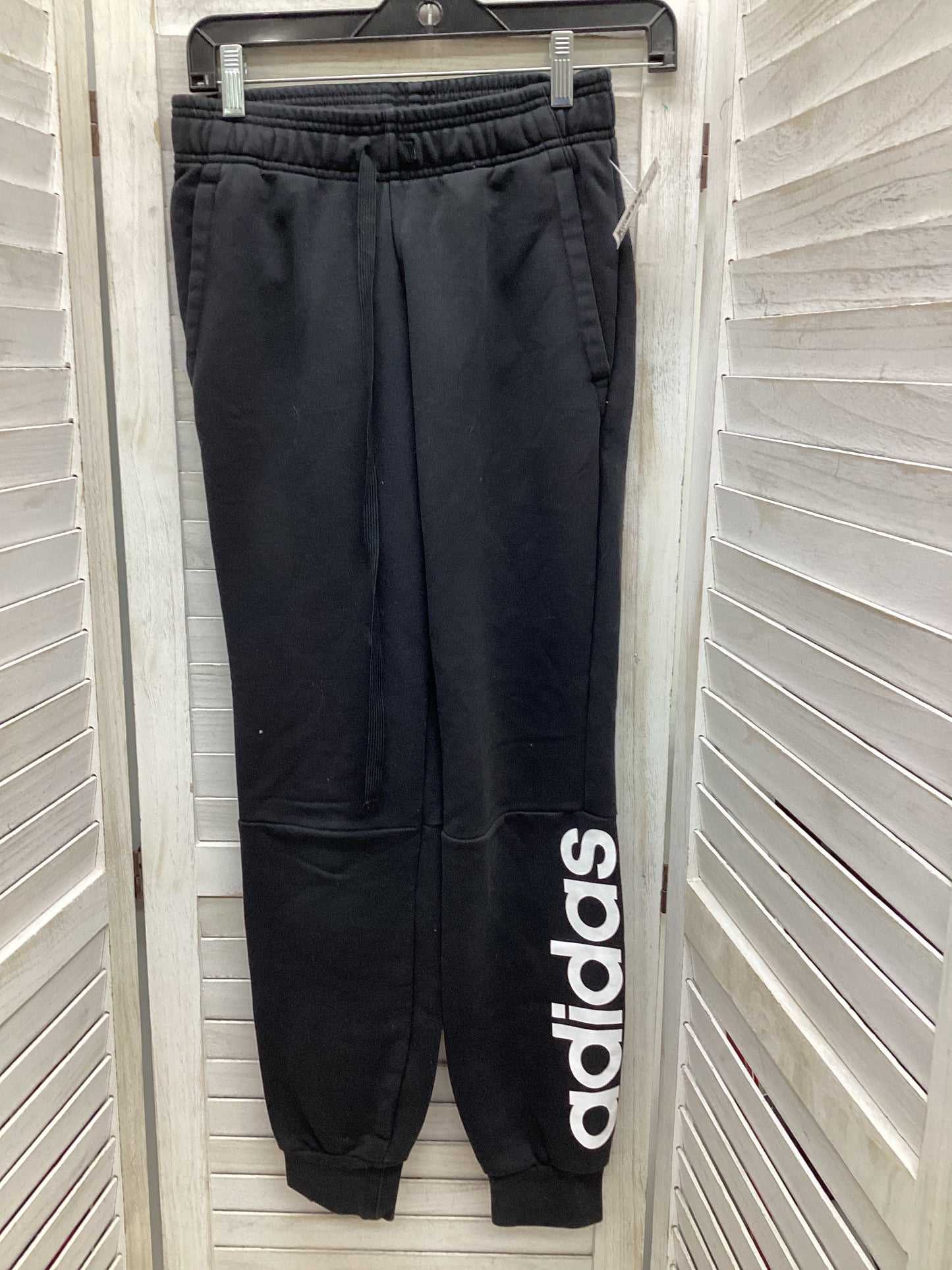 Athletic Pants By Adidas In Black, Size: Xs