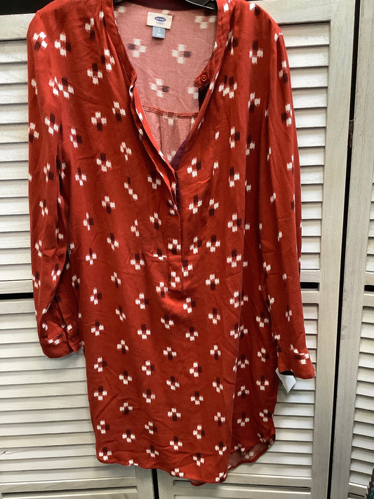 Dress Casual Short By Old Navy In Red, Size: S