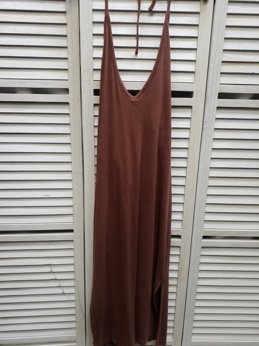 Brown Dress Casual Midi Old Navy, Size 2x