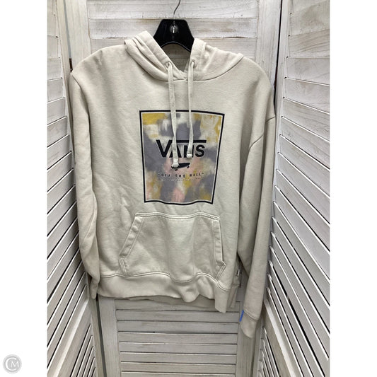 Sweatshirt Hoodie By Vans In Off White, Size: S