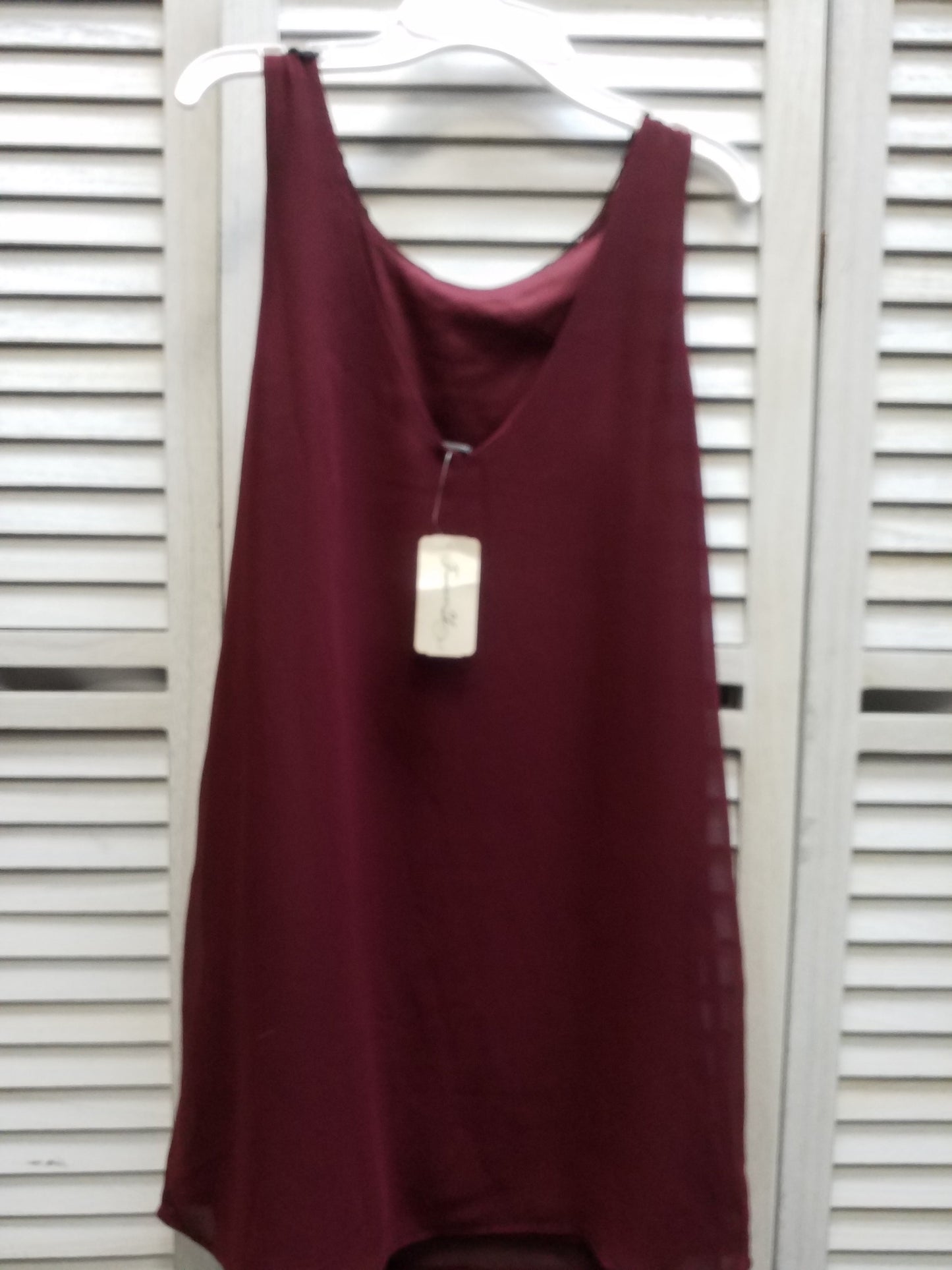 Wine Dress Casual Short Forever 21, Size S