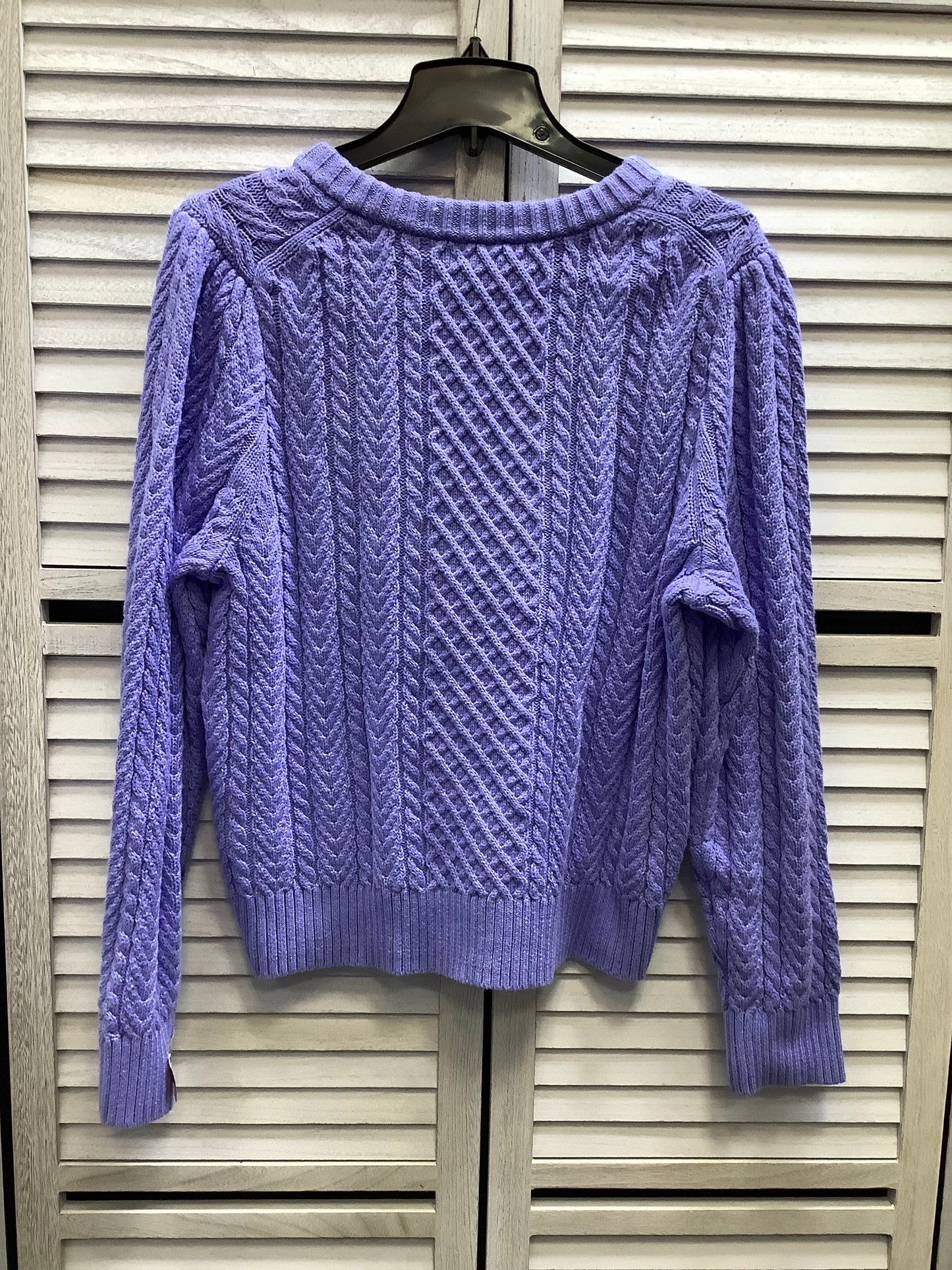 Sweater By J Crew In Periwinkle, Size: Xl