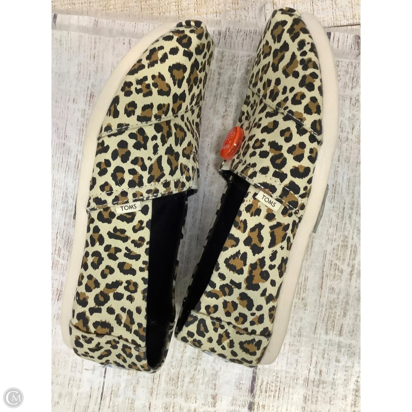 Shoes Flats By Toms In Animal Print, Size: 7