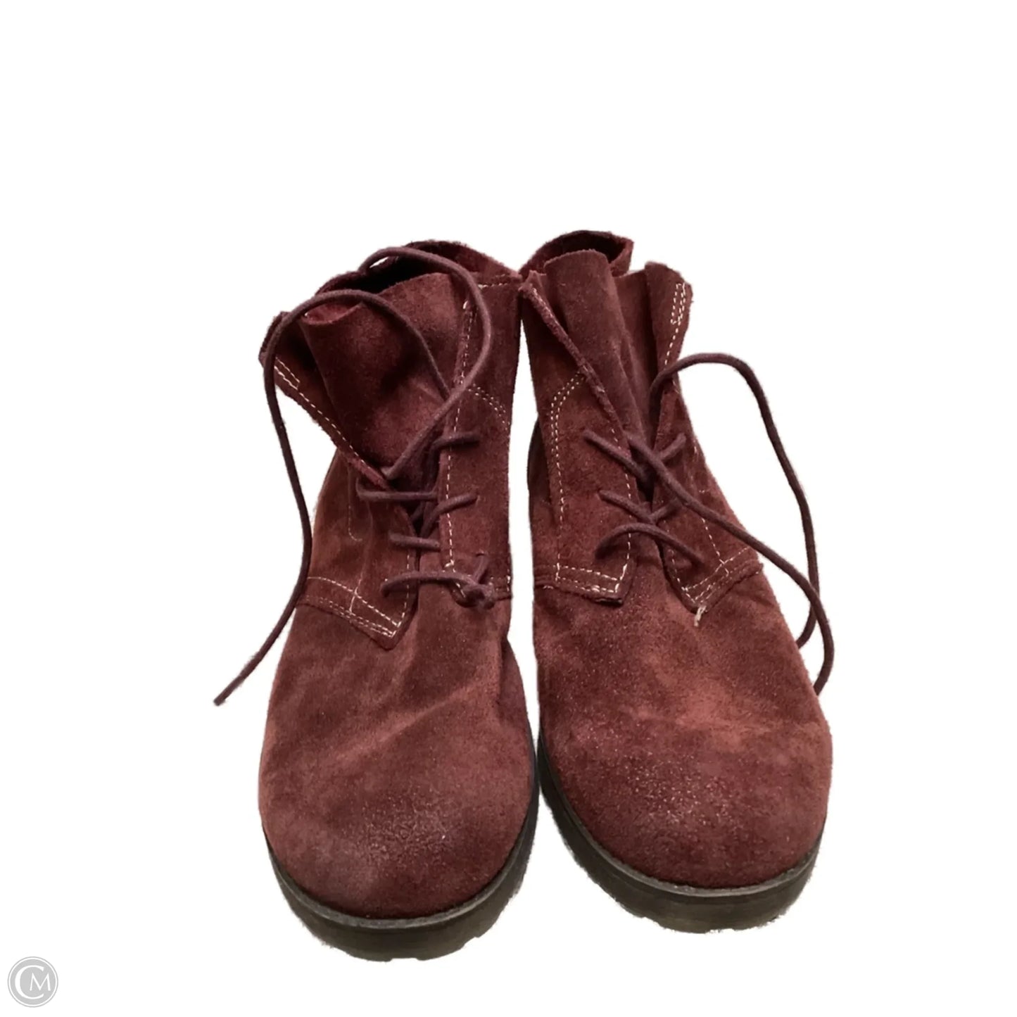 Boots Ankle Flats By Naturalizer In Red, Size: 8