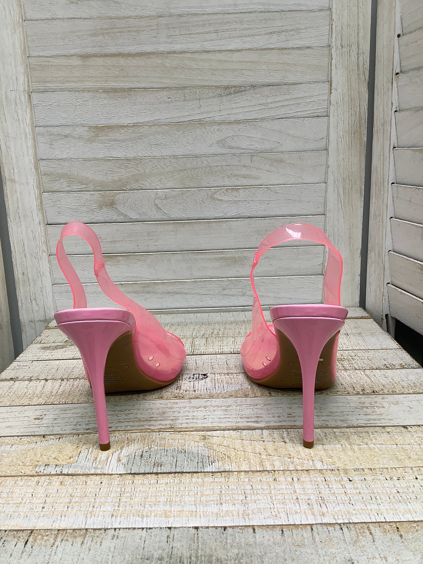 Shoes Heels Stiletto By Nine West In Pink, Size: 6.5