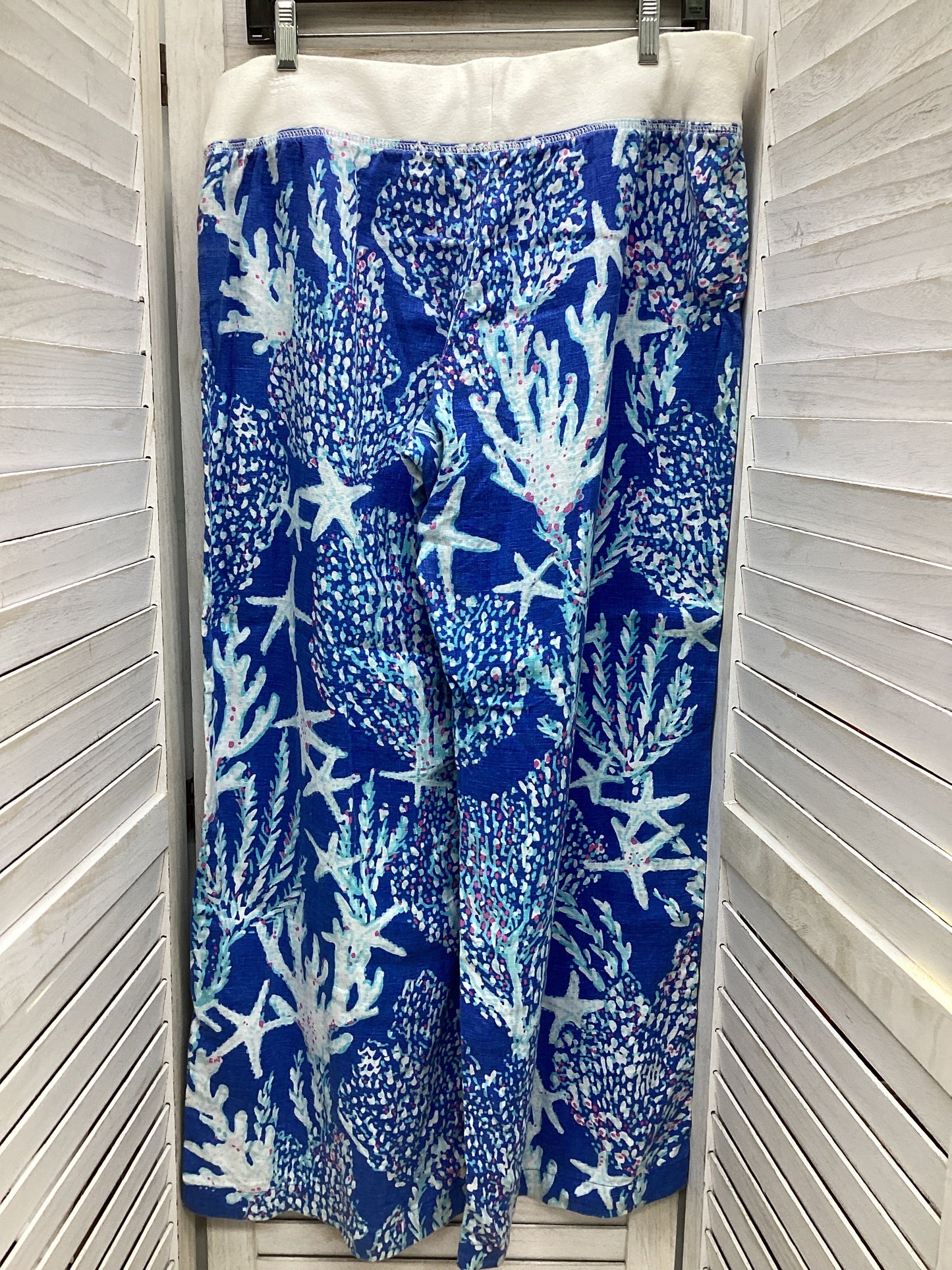 Pants Chinos & Khakis By Lilly Pulitzer In Blue & White, Size: Xl