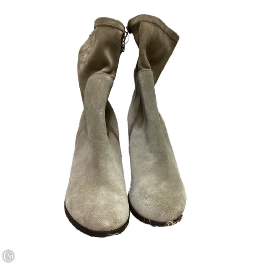 Boots Ankle Heels By Chinese Laundry In Tan, Size: 10