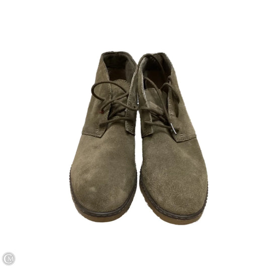 Shoes Heels Wedge By Clarks In Brown, Size: 8