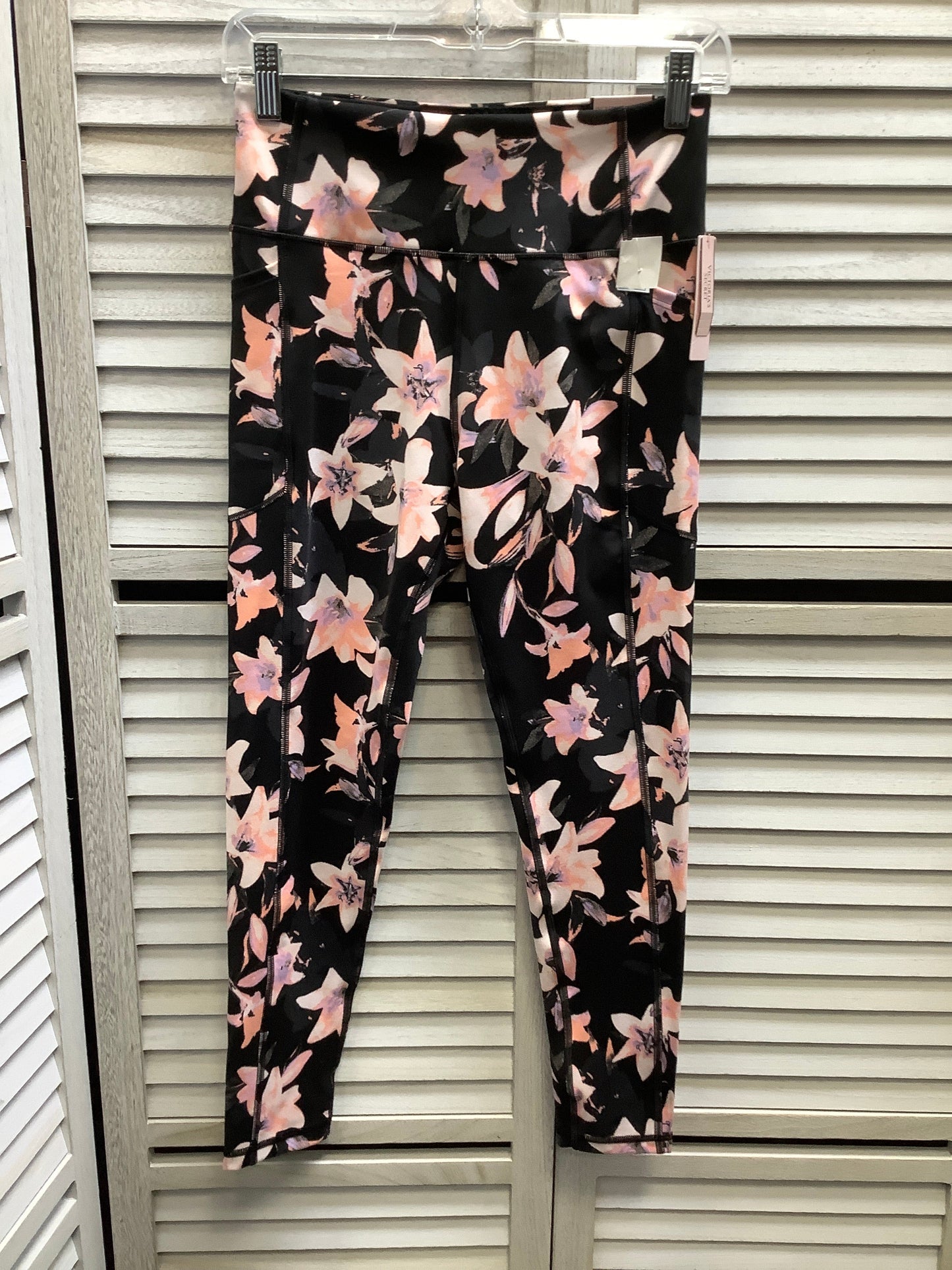 Athletic Leggings By Victorias Secret In Floral Print, Size: 4