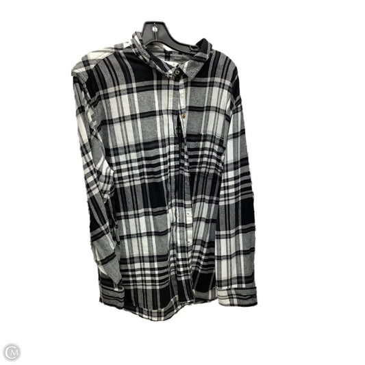 Top Long Sleeve By Sonoma In Plaid Pattern, Size: 3x