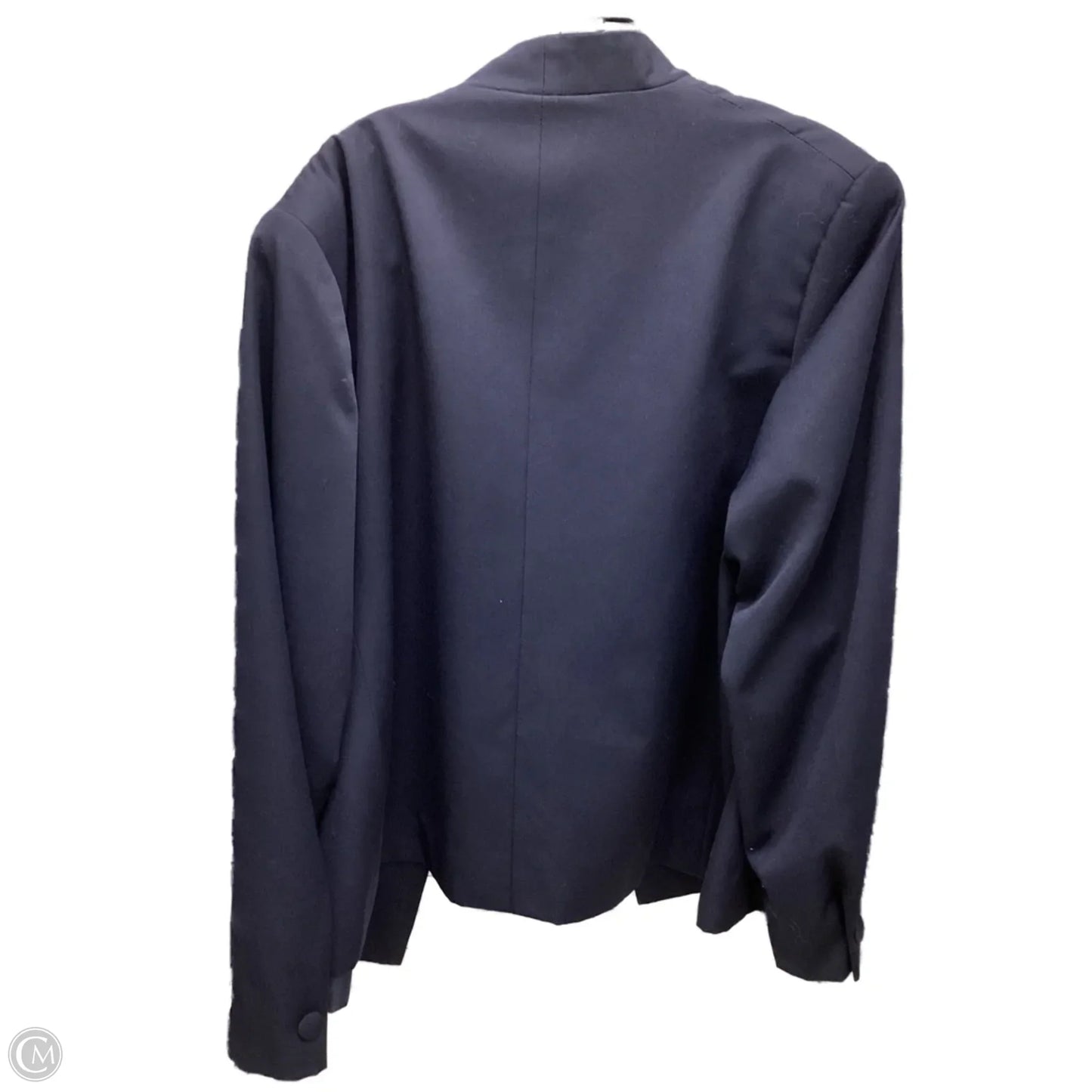 Blazer By Clothes Mentor In Navy, Size: 1x