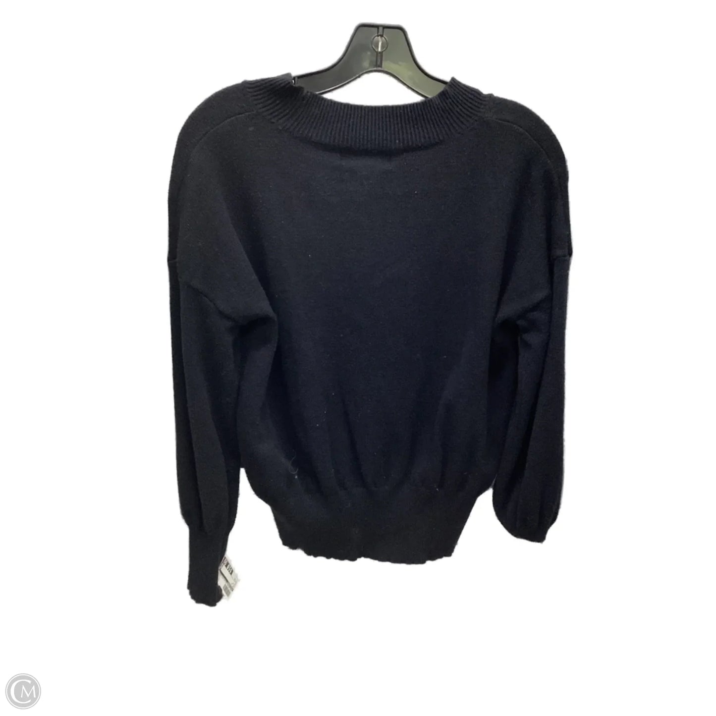 Top Long Sleeve By Philosophy In Black, Size: M