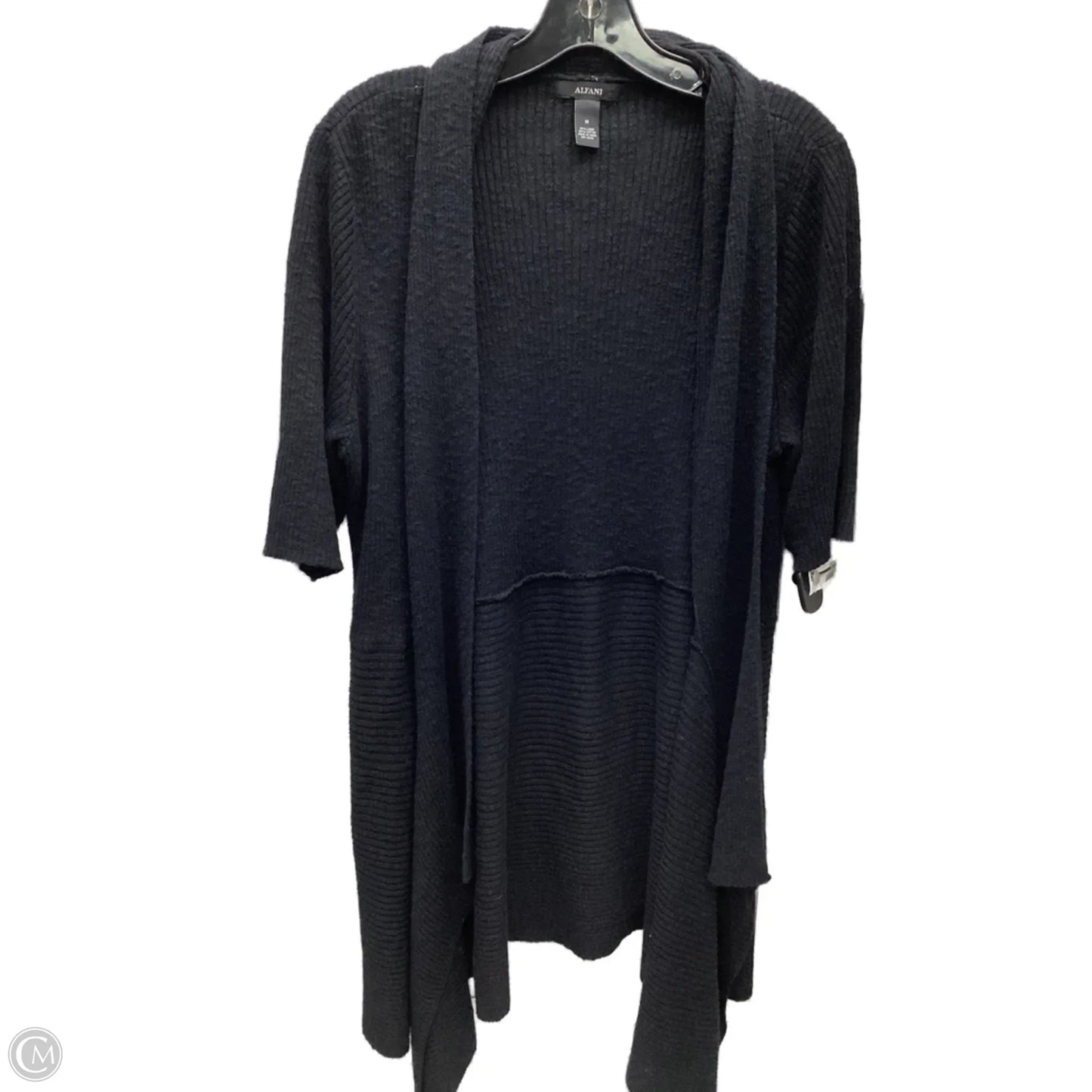 Cardigan By Alfani In Black, Size: M