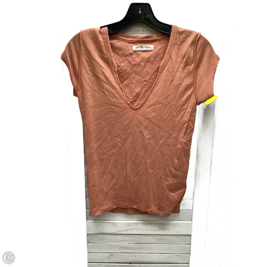 Top Short Sleeve By We The Free In Coral, Size: Xs