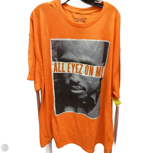 Top Short Sleeve By Fashion Nova In Orange, Size: 3x