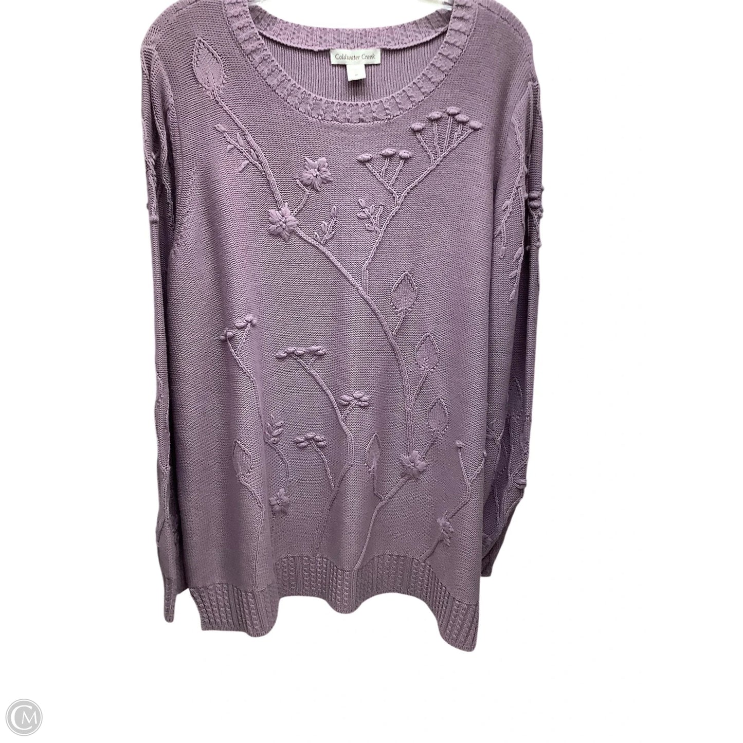 Sweater By Coldwater Creek In Mauve, Size: 1x