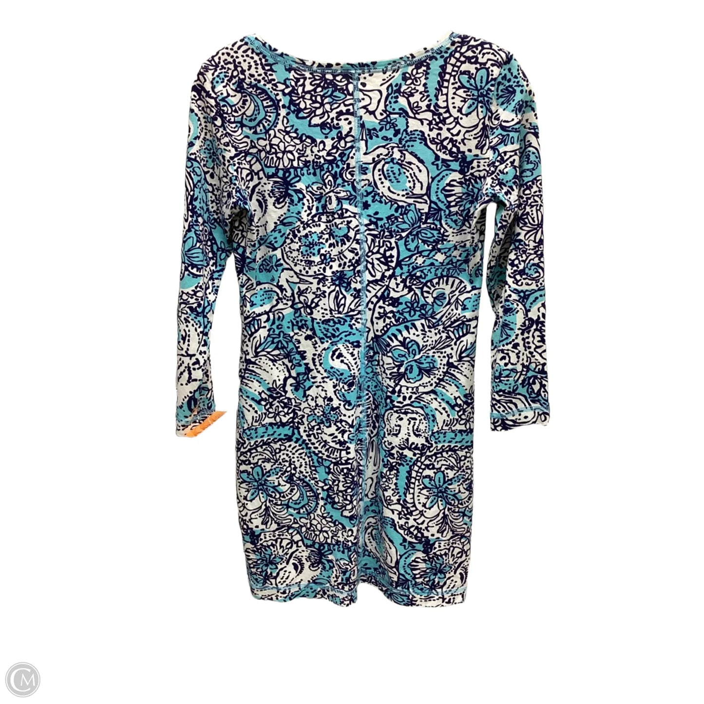 Dress Designer By Lilly Pulitzer In Blue & White, Size: Xs