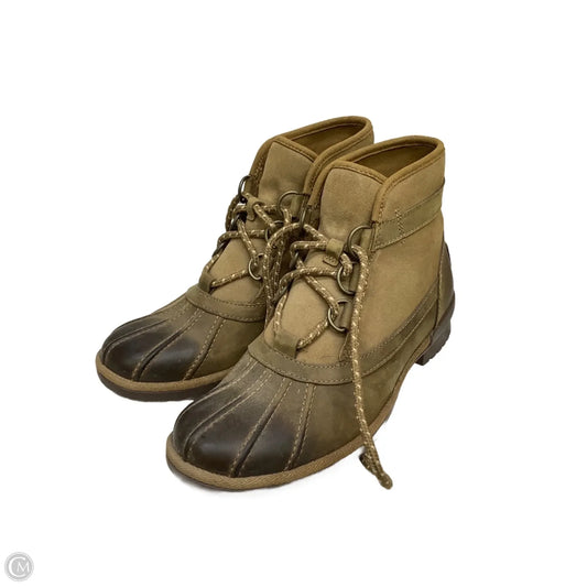 Boots Designer By Ugg In Brown, Size: 7.5