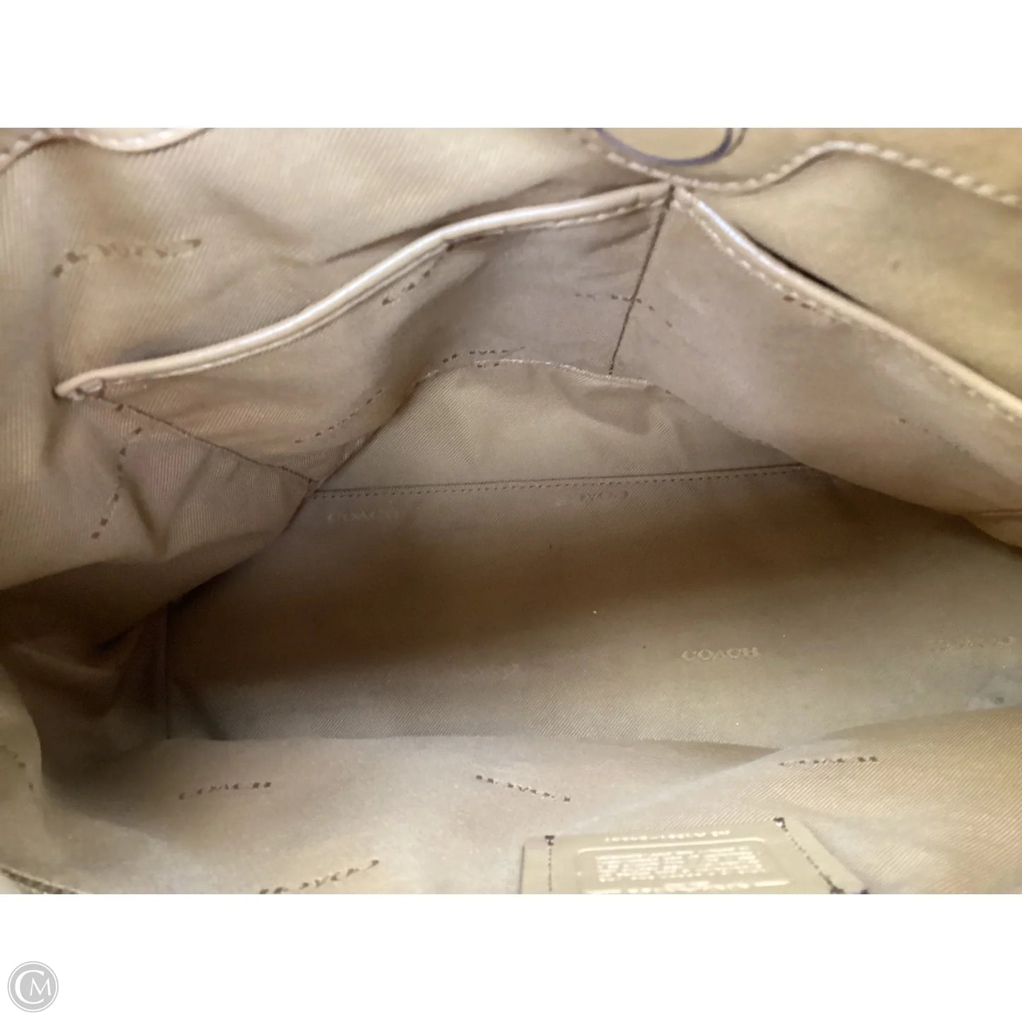 Handbag Designer By Coach, Size: Medium