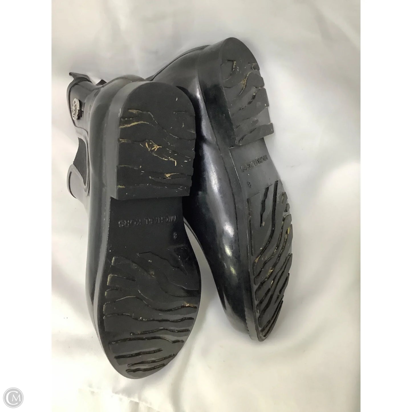 Boots Designer By Michael Kors In Black, Size: 8