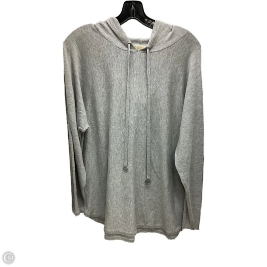 Sweatshirt Designer By Michael Kors In Grey, Size: 1x