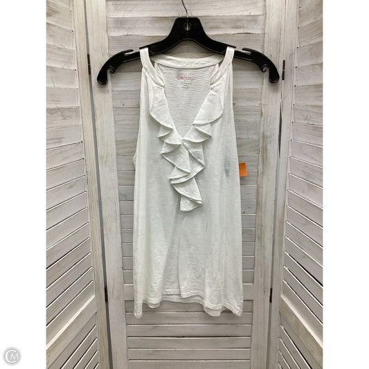 Tank Top Designer By Lilly Pulitzer In White, Size: S