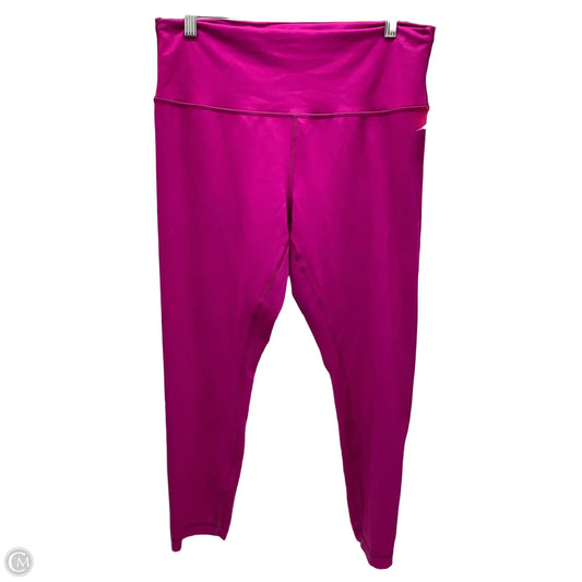 Athletic Leggings By Lululemon In Pink, Size: 14