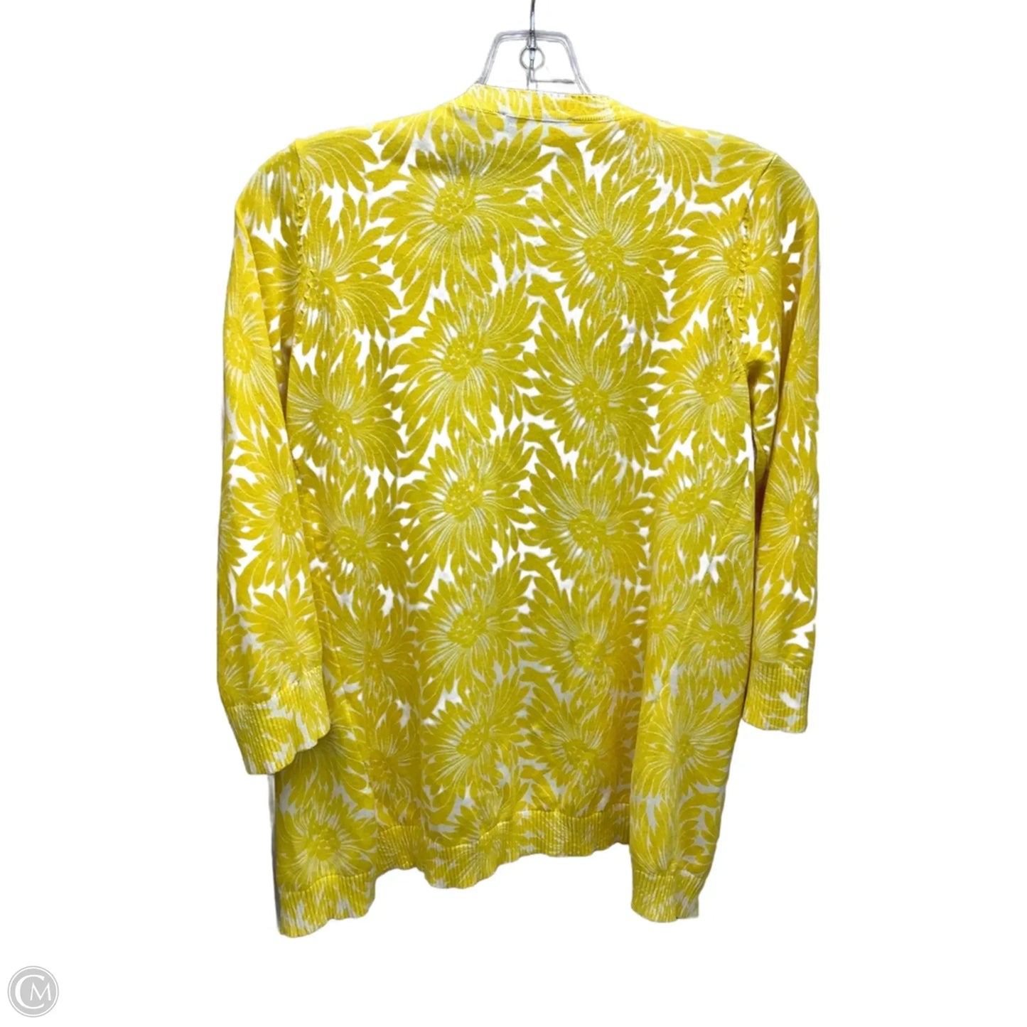 Cardigan By Isaac Mizrahi Live Qvc In Yellow, Size: Xxs